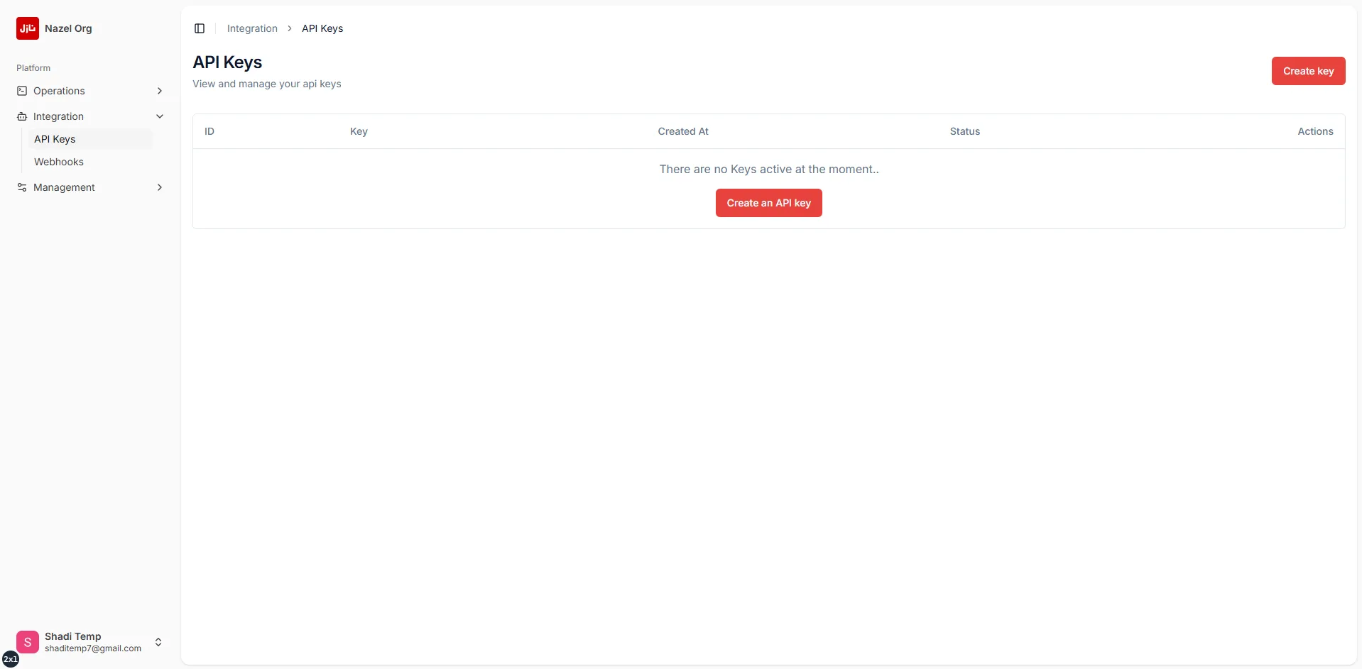 create-api-key api-keys